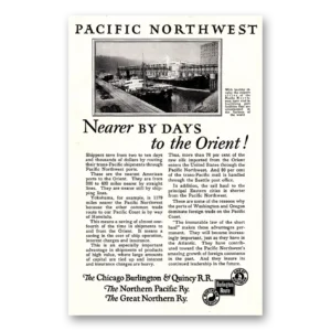 1925 Burlington Route Print Ad | Nearer