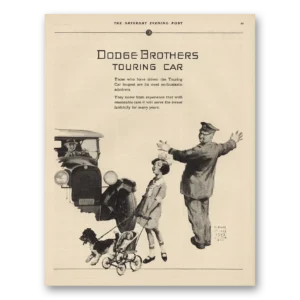 1925 Dodge Touring Car Print Ad | Have Driven