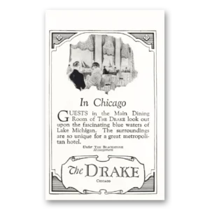 1925 Drake Hotel Print Ad | Chicago Guests