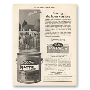 1925 Pee Gee Paints Print Ad | Home You Love