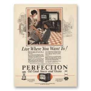 1925 Perfection Stove Print Ad | You Want To