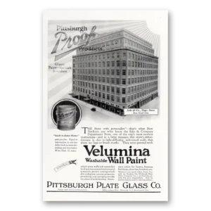 1925 PPG Pittsburgh Plate Glass Print Ad | Velumina