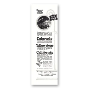 1925 Rock Island Lines Print Ad | Natures Titanic