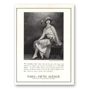 1925 Saks Fifth Avenue Print Ad | Cosmopolitan