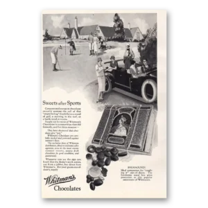 1925 Whitmans Chocolates Print Ad | Sweets After