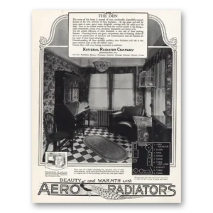 1926 Aero Radiators Print Ad | Den Owner