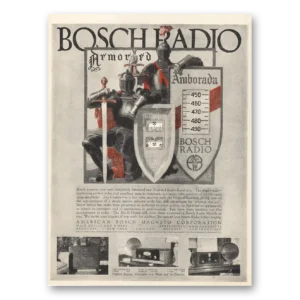 1926 Bosch Radio Print Ad | Amborada