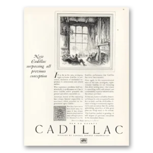 1926 Cadillac 90 Degree Print Ad | Conception