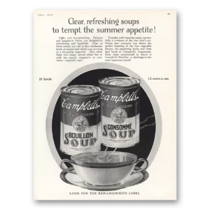 1926 Campbells Soup Print Ad | Tempt Summer