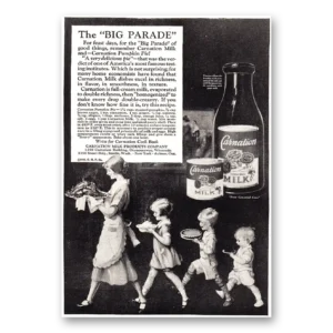 1926 Carnation Milk Print Ad | Big Parade