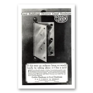 1926 P & F Corbin Print Ad | Ordinary Hinge