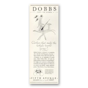 1926 Dobbs Shops for Women Print Ad | Whole World Gay