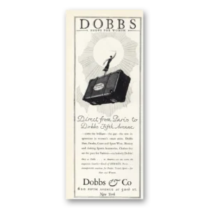 1926 Dobbs Shops for Women Print Ad | Fifth Avenue