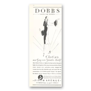 1926 Dobbs Shops for Women Print Ad | Clothes Gay