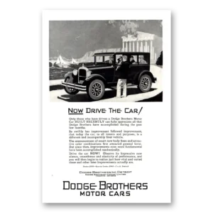 1926 Dodge Sedan Print Ad | Drive Car