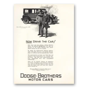 1926 Dodge Sedan Print Ad | Now Drive Car