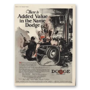 1926 Dodge Mishawaka Print Ad | Name Dodge