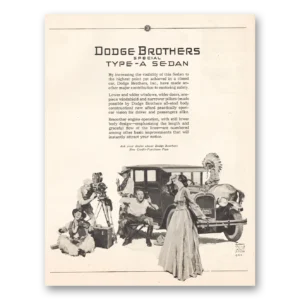 1926 Dodge Print Ad | Type A Sedan