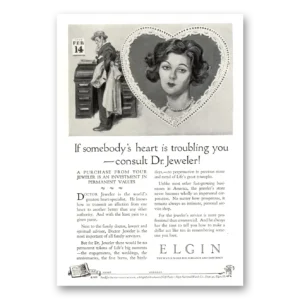 1926 Elgin Watch Print Ad | Dr Jeweler