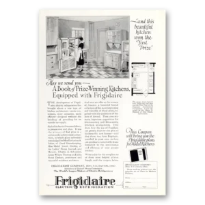1926 Frigidaire Refrigerator Print Ad | Book Prize