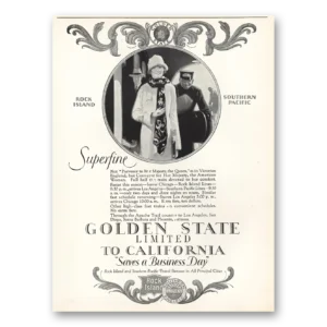 1926 Southern Pacific Print Ad | Golden State