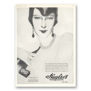 1926 Huylers Candy Print Ad | Exquisite Perfection