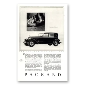 1926 Packard Print Ad | Gain Notoriety