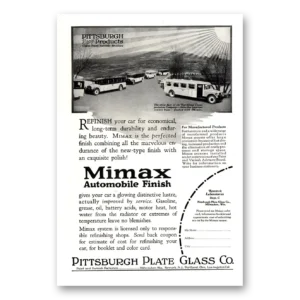 1926 PPG Pittsburgh Plate Glass Print Ad | Mimax