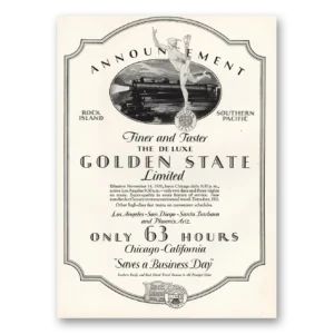 1926 Southern Pacific Print Ad | Rock Island