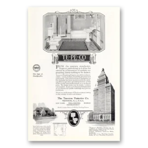 1926 Trenton Potteries Print Ad | Sanitary Standpoint