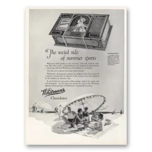 1926 Whitmans Chocolates Print Ad | Social Side