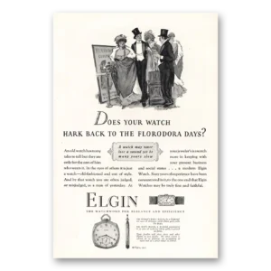 1927 Elgin Watch Print Ad | Florodora Days