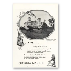 1927 Georgia Marble Print Ad | Richmond