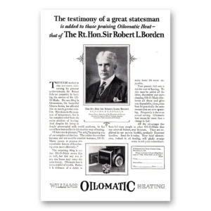 1927 Williams Oil-O-Matic Print Ad | Robert L Boren
