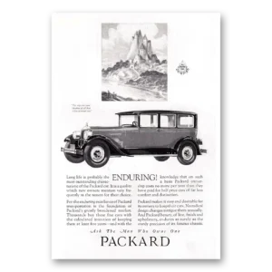 1927 Packard Print Ad | Combination