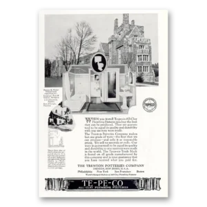 1927 Trenton Potteries Print Ad | Henry Dormitories