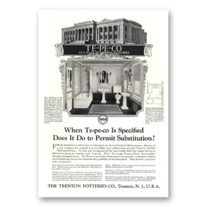 1927 Trenton Potteries Print Ad | Scottish Rite