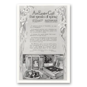 1927 Whitmans Chocolates Print Ad | Salmagundi