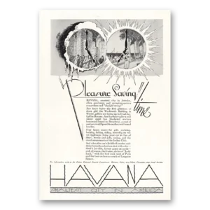1928 Cuba Print Ad | Havana