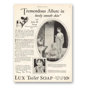 1928 Lux Toilet Soap Print Ad | Tremendous Allure
