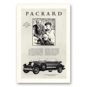 1928 Packard Convertible Print Ad | Ask Man