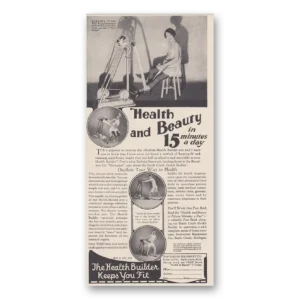 1928 Health Builder Print Ad | Health Beauty