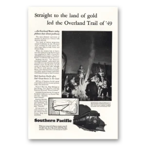 1928 Southern Pacific Print Ad | Overland Trail