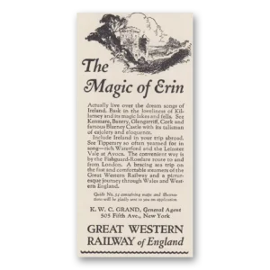 1928 Swedish State Railways Print Ad | Stockholm