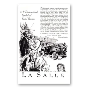 1929 Cadillac LaSalle Print Ad | Symbol