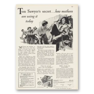 1929 Cream of Wheat Print Ad | Tom Sawyers