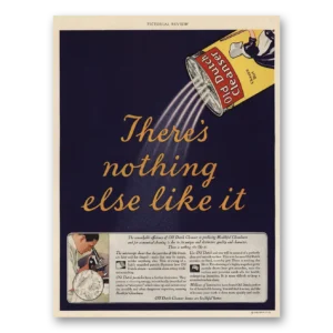 1929 Old Dutch Cleanser Print Ad | Nothing Like It