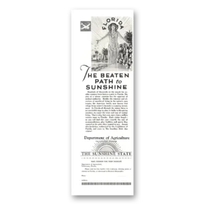 1929 Florida Print Ad | Beaten Path