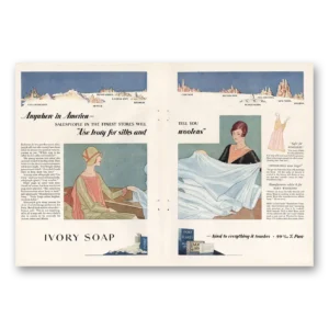 1929 Ivory Soap Print Ad | Anywhere America