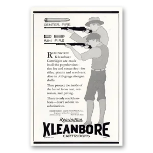 1929 Remington Arms Print Ad | Kleanbore